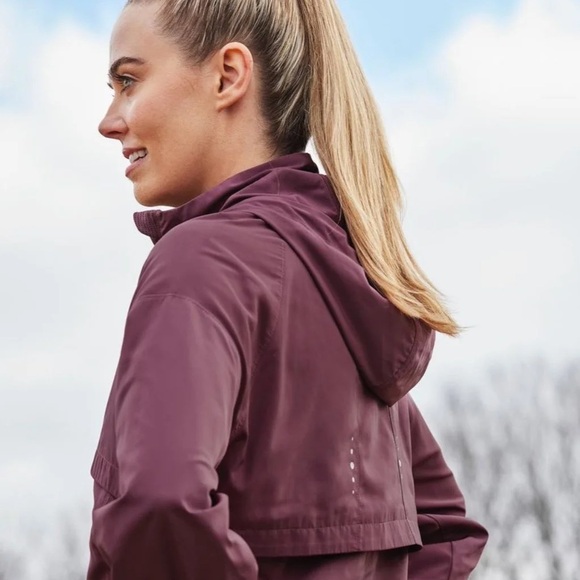 CALIA by Carrie Underwood Women’s Mauve Running Jacket Size M Hooded Reflective‎ - Picture 2 of 10